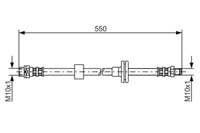 Brake Hose BOSCH 1 987 481 056