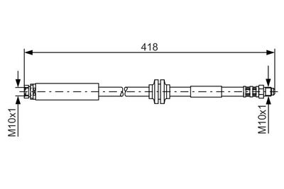 Brake Hose BOSCH 1 987 481 058