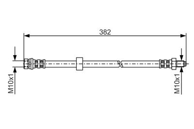 Brake Hose BOSCH 1 987 481 359