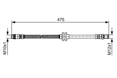 Brake Hose BOSCH 1 987 481 496