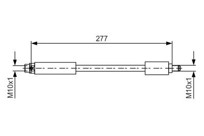 Brake Hose BOSCH 1 987 481 616