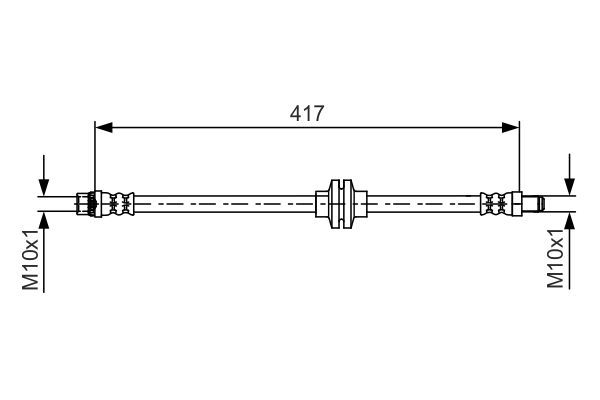 BOSCH 1 987 481 626 Brake Hose