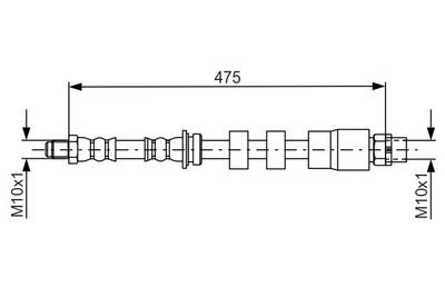 Brake Hose BOSCH 1 987 481 678