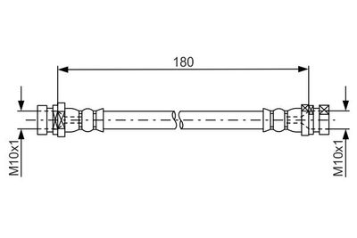 Brake Hose BOSCH 1 987 481 681