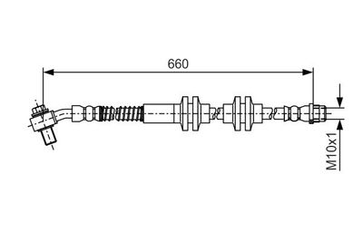 Brake Hose BOSCH 1 987 481 A48