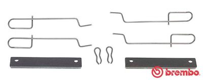 Accessory Kit, disc brake pad BREMBO A 02 214