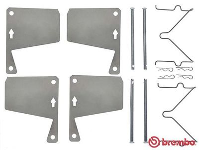 Accessory Kit, disc brake pad BREMBO A 02 246