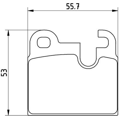 BREMBO P 06 004 Brake Pad Set, disc brake