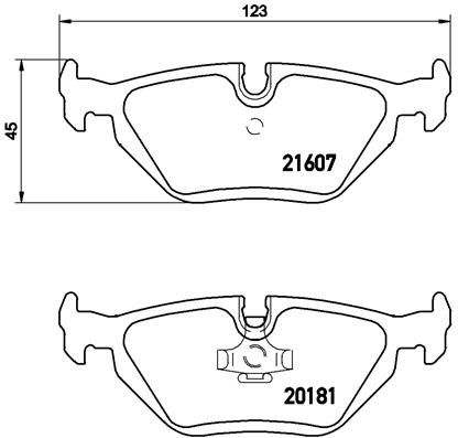 BREMBO P 06 013 Brake Pad Set, disc brake