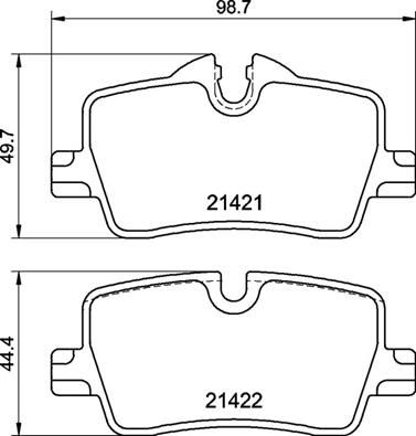 BREMBO P 06 113 Brake Pad Set, disc brake