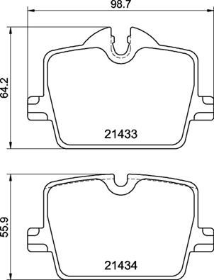 BREMBO P 06 114 Brake Pad Set, disc brake