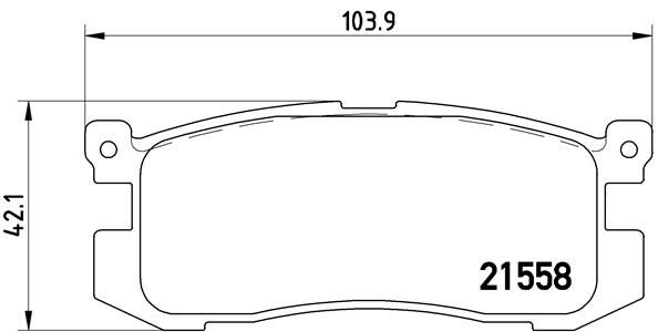 BREMBO P 24 025 Brake Pad Set, disc brake