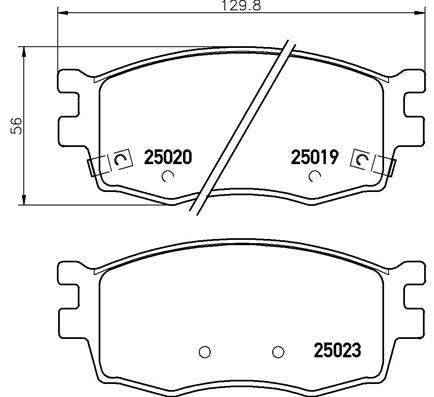 BREMBO P 30 069 Brake Pad Set, disc brake