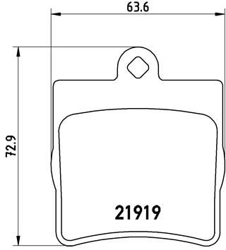 BREMBO P 50 025 Brake Pad Set, disc brake