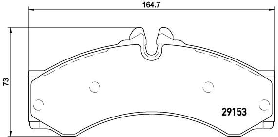 BREMBO P 50 028 Brake Pad Set, disc brake