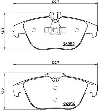 BREMBO P 50 068 Brake Pad Set, disc brake