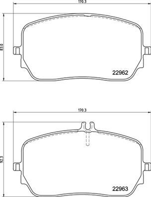 BREMBO P 50 149 Brake Pad Set, disc brake