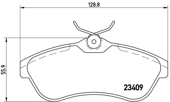 BREMBO P 61 075 Brake Pad Set, disc brake