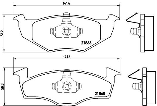 BREMBO P 85 025 Brake Pad Set, disc brake