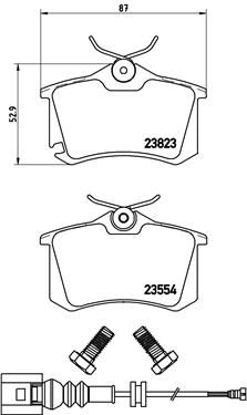 BREMBO P 85 066 Brake Pad Set, disc brake