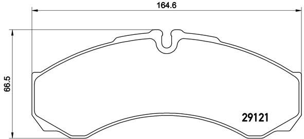 BREMBO P A6 017 Brake Pad Set, disc brake