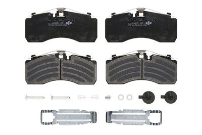 Brake Pad Set, disc brake BREMBO P A6 528S