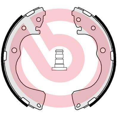 Brake Shoe Set BREMBO S 49 525