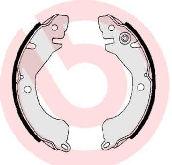 Brake Shoe Set BREMBO S 54 505