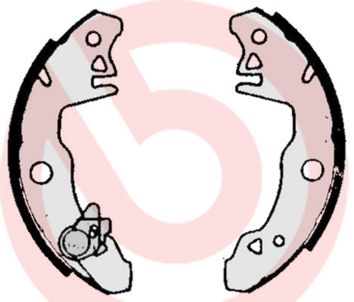 Brake Shoe Set BREMBO S 68 510