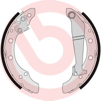 Brake Shoe Set BREMBO S 85 508