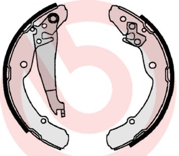 Brake Shoe Set BREMBO S 85 516