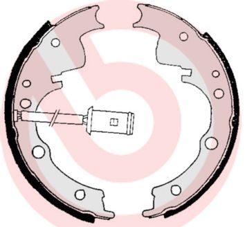 Brake Shoe Set BREMBO S A6 505