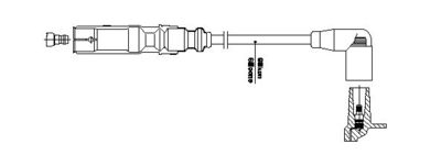 Ignition Cable BREMI 1A32/25