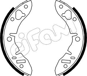 CIFAM 153-004 Brake Shoe Set