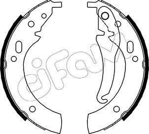 CIFAM 153-010 Brake Shoe Set