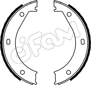 Brake Shoe Set, parking brake CIFAM 153-013