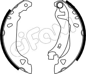 Brake Shoe Set CIFAM 153-066