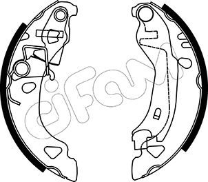 Brake Shoe Set CIFAM 153-070