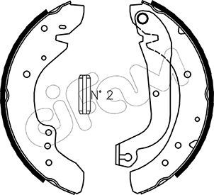 Brake Shoe Set CIFAM 153-071