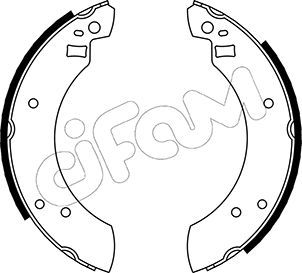 Brake Shoe Set CIFAM 153-104