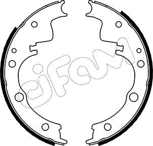 CIFAM 153-139 Brake Shoe Set