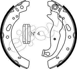 CIFAM 153-148 Brake Shoe Set