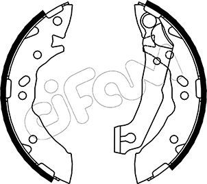 Brake Shoe Set CIFAM 153-169