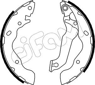 Brake Shoe Set CIFAM 153-171