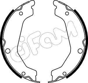 Brake Shoe Set, parking brake CIFAM 153-183