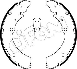 Brake Shoe Set CIFAM 153-193