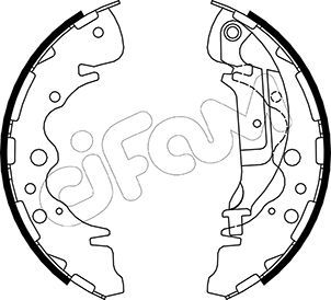 Brake Shoe Set CIFAM 153-225