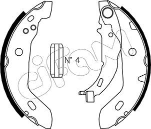 Brake Shoe Set CIFAM 153-235