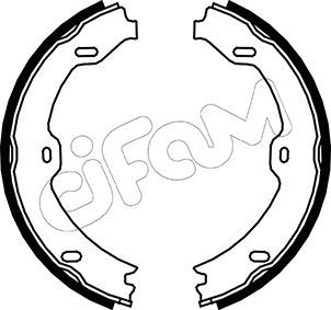 Brake Shoe Set, parking brake CIFAM 153-243