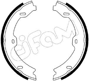 Brake Shoe Set, parking brake CIFAM 153-247